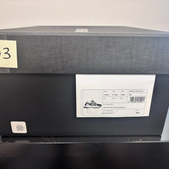 Versace Mercury M Vs 01 Sneakers White - NEW - Picture 12 of 15